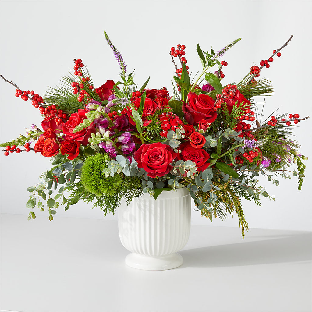 Big Red Bow Bouquet – Kennewick Flower Shop Inc, Kennewick WA
