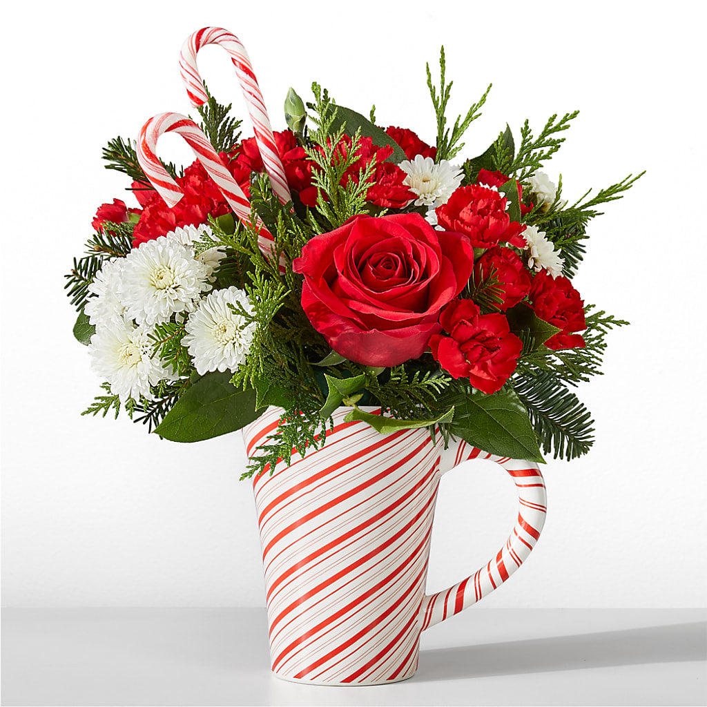 Peppermint Swirl Mug – Kennewick Flower Shop Inc, Kennewick WA