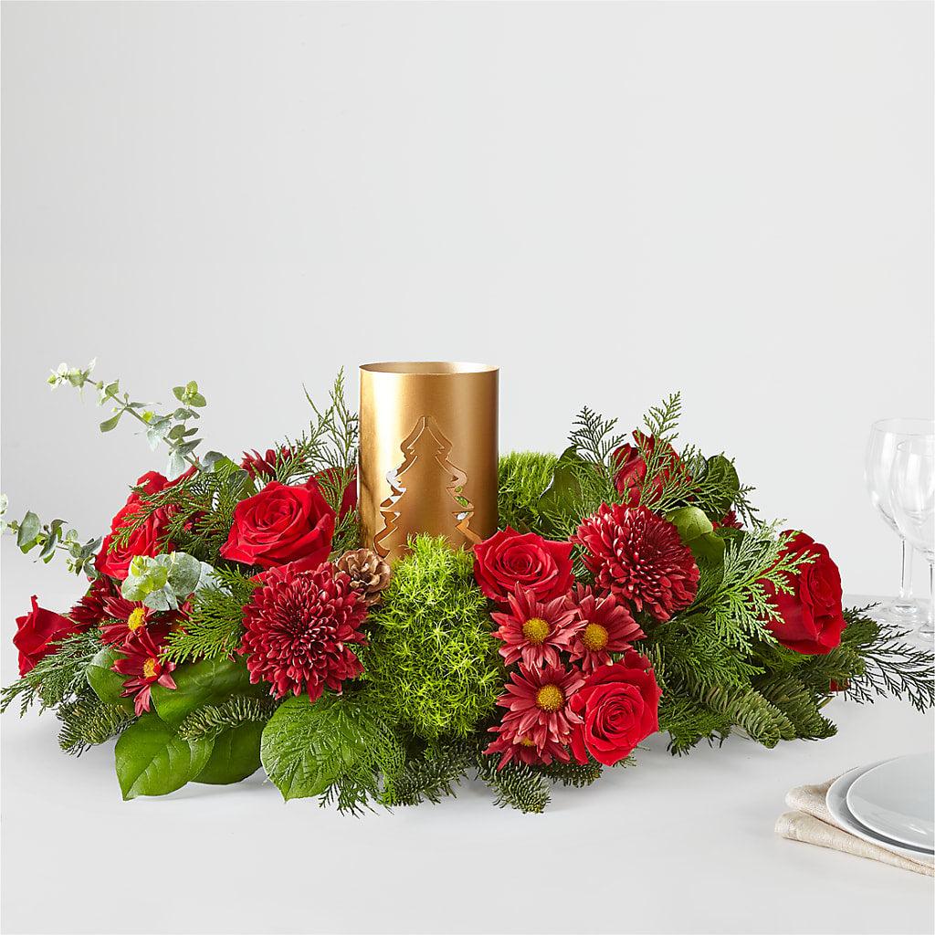 Toast the Season Centerpiece – Kennewick Flower Shop Inc, Kennewick WA