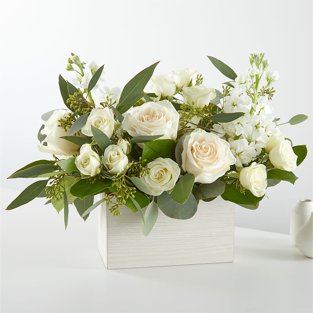 Fresh Linen Box Bouquet – Kennewick Flower Shop Inc, Kennewick WA