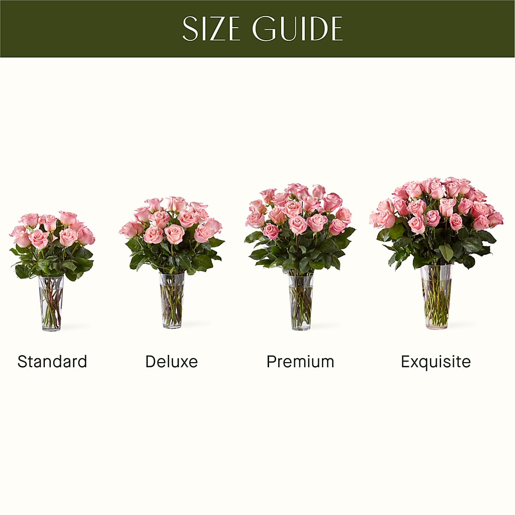 Long Stem Pink Rose Bouquet – Kennewick Flower Shop Inc, Kennewick WA