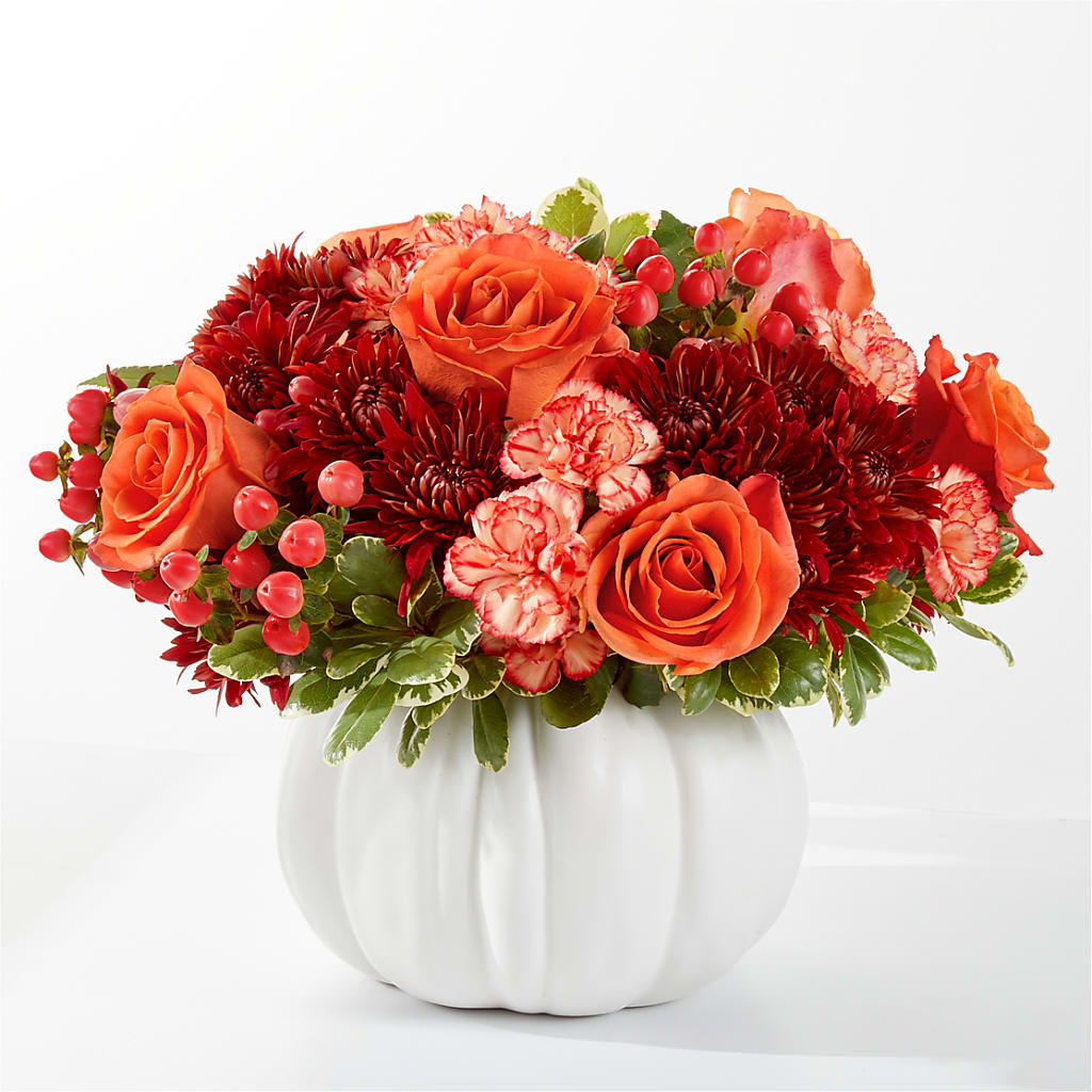 Autumn Air Pumpkin Bouquet – Kennewick Flower Shop Inc, Kennewick WA
