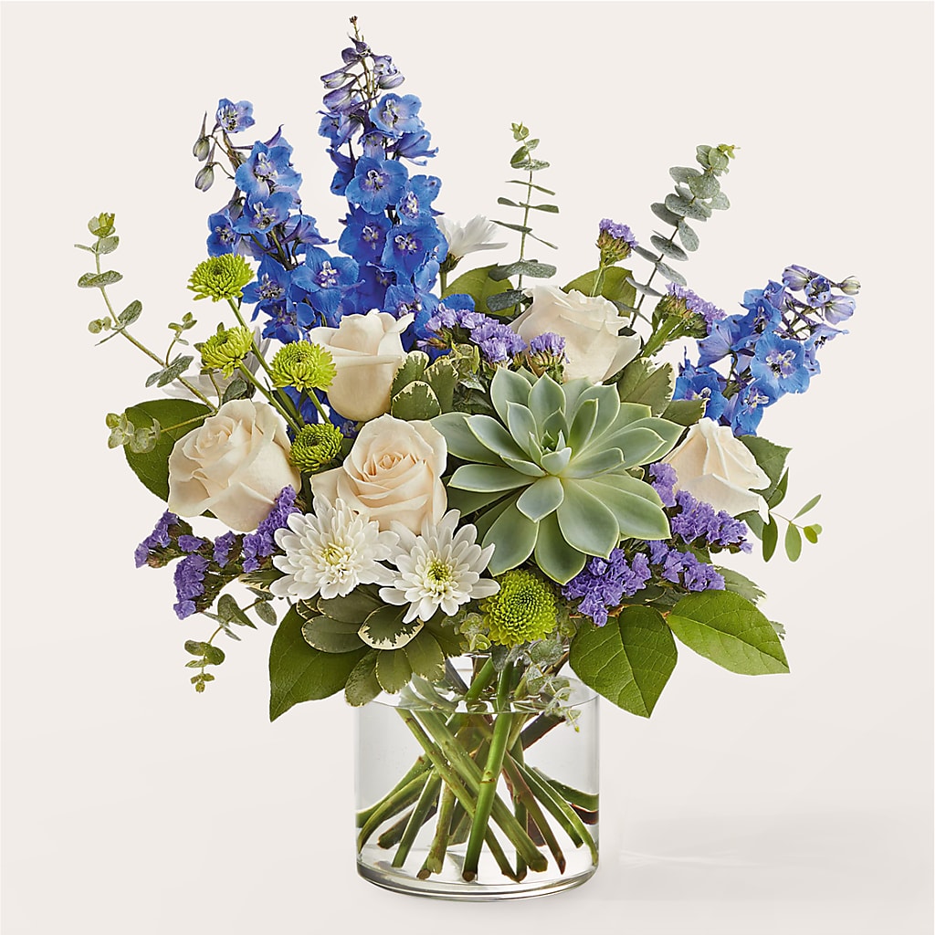 Cerulean Waves Bouquet – Kennewick Flower Shop Inc, Kennewick WA