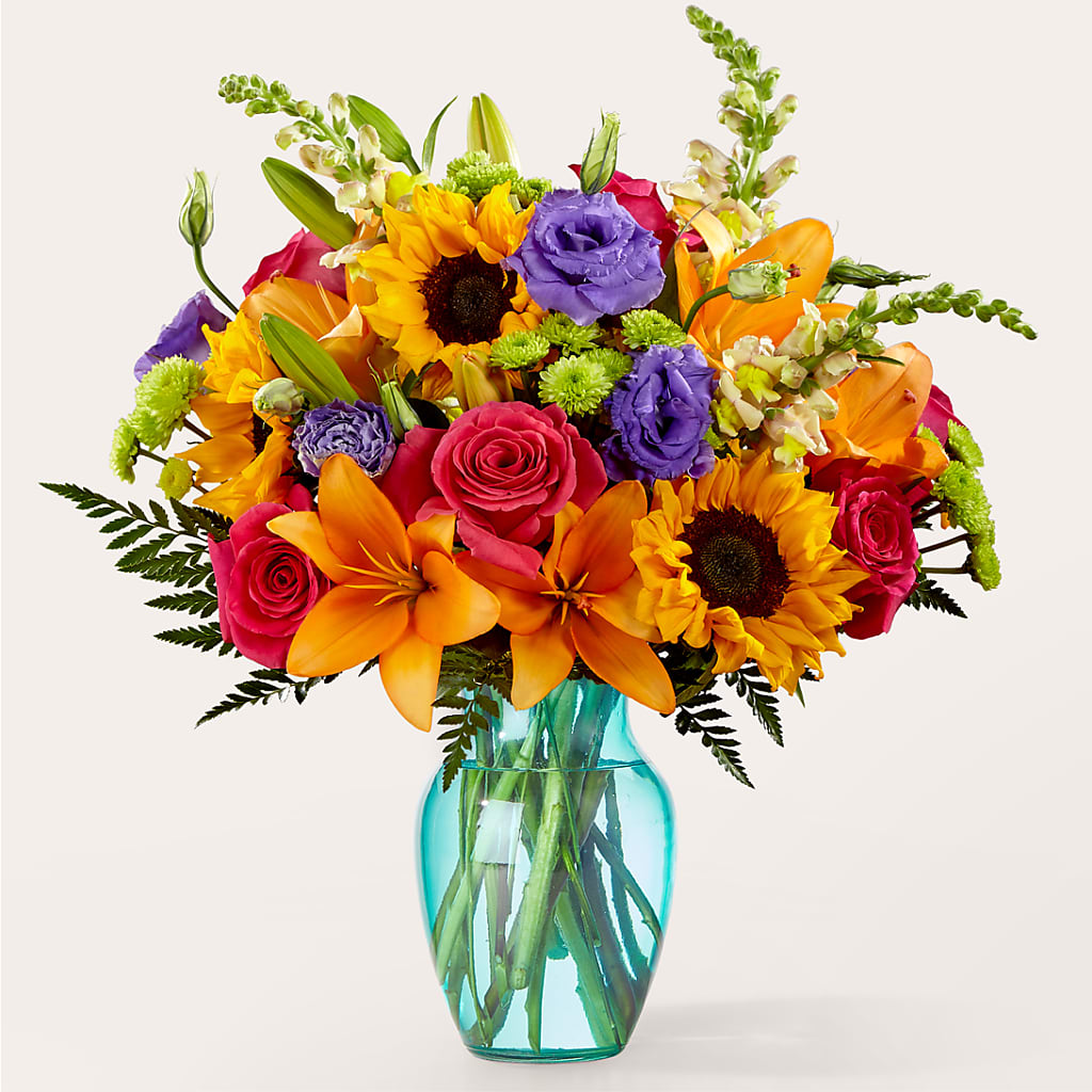 Double Rainbow Bouquet – Kennewick Flower Shop Inc, Kennewick WA