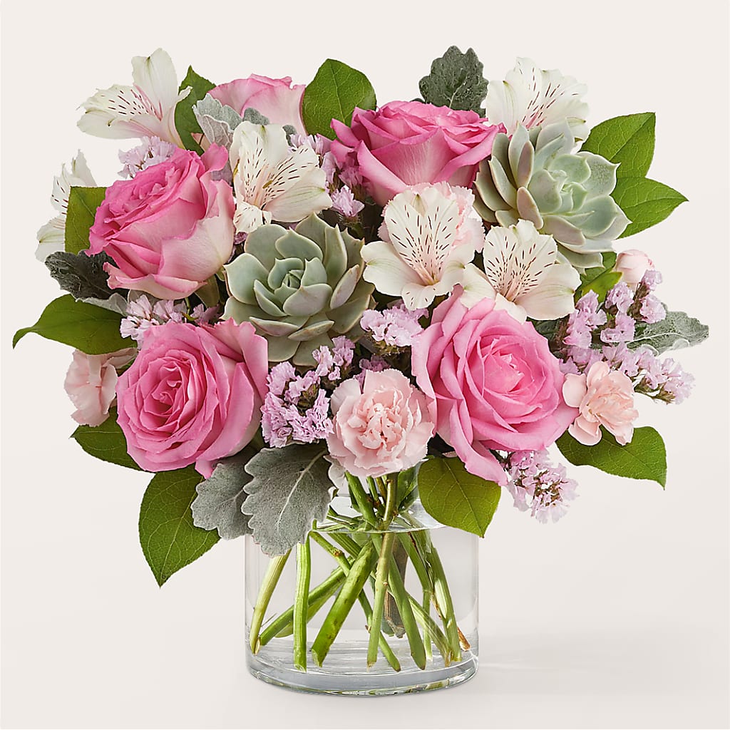 Dusty Rose Bouquet – Kennewick Flower Shop Inc, Kennewick WA