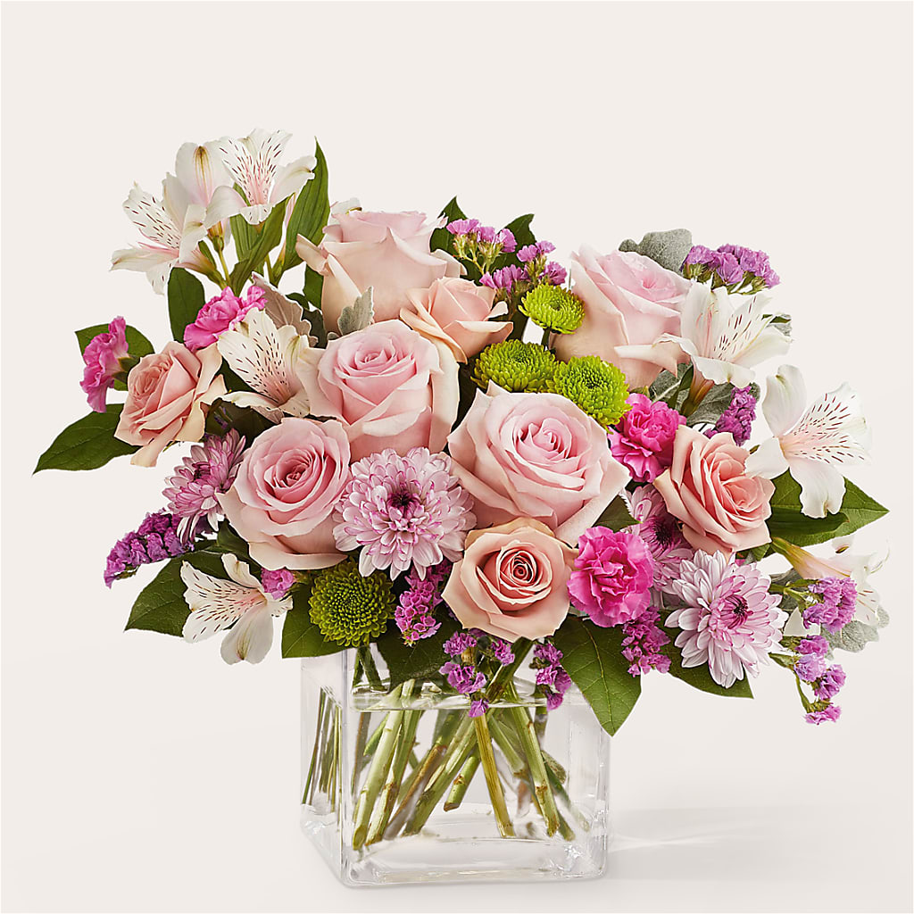 Pink Suede Bouquet – Kennewick Flower Shop Inc, Kennewick WA