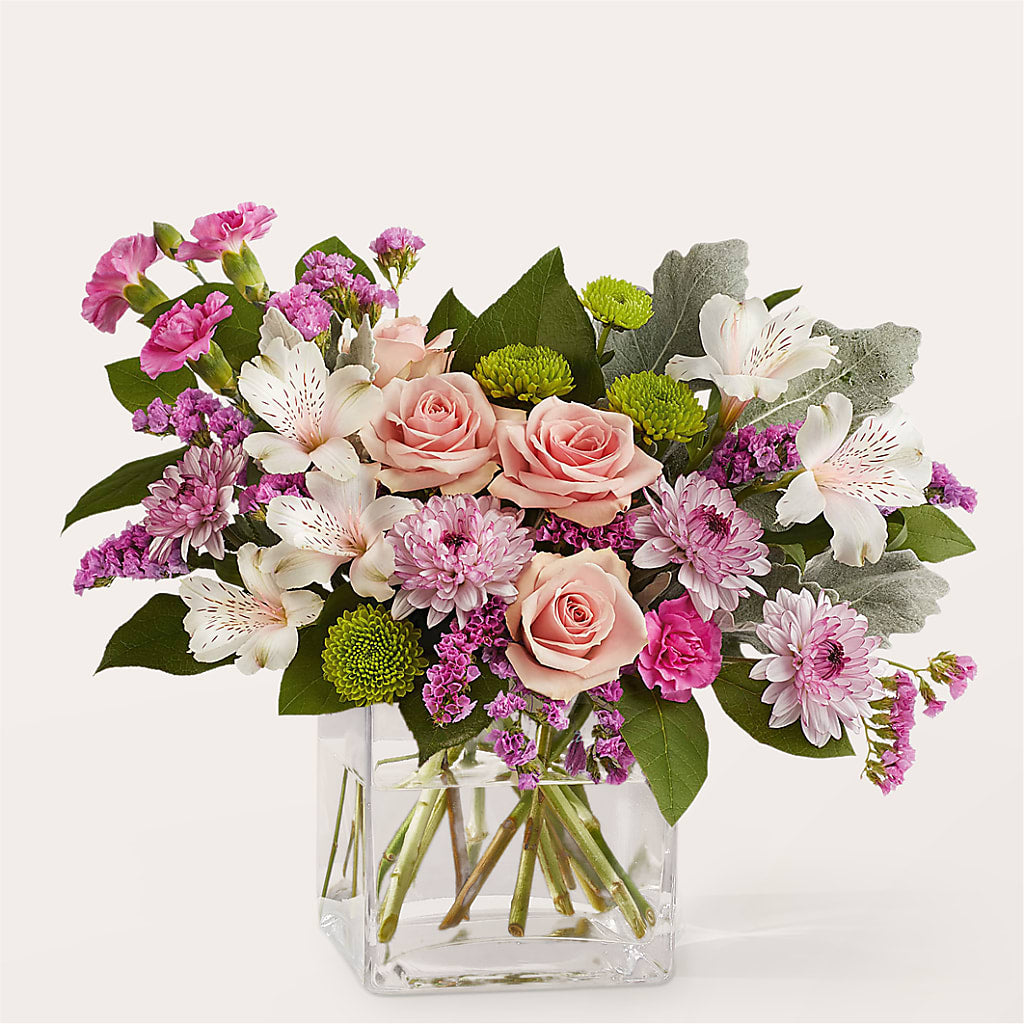 Pink Suede Bouquet – Kennewick Flower Shop Inc, Kennewick WA