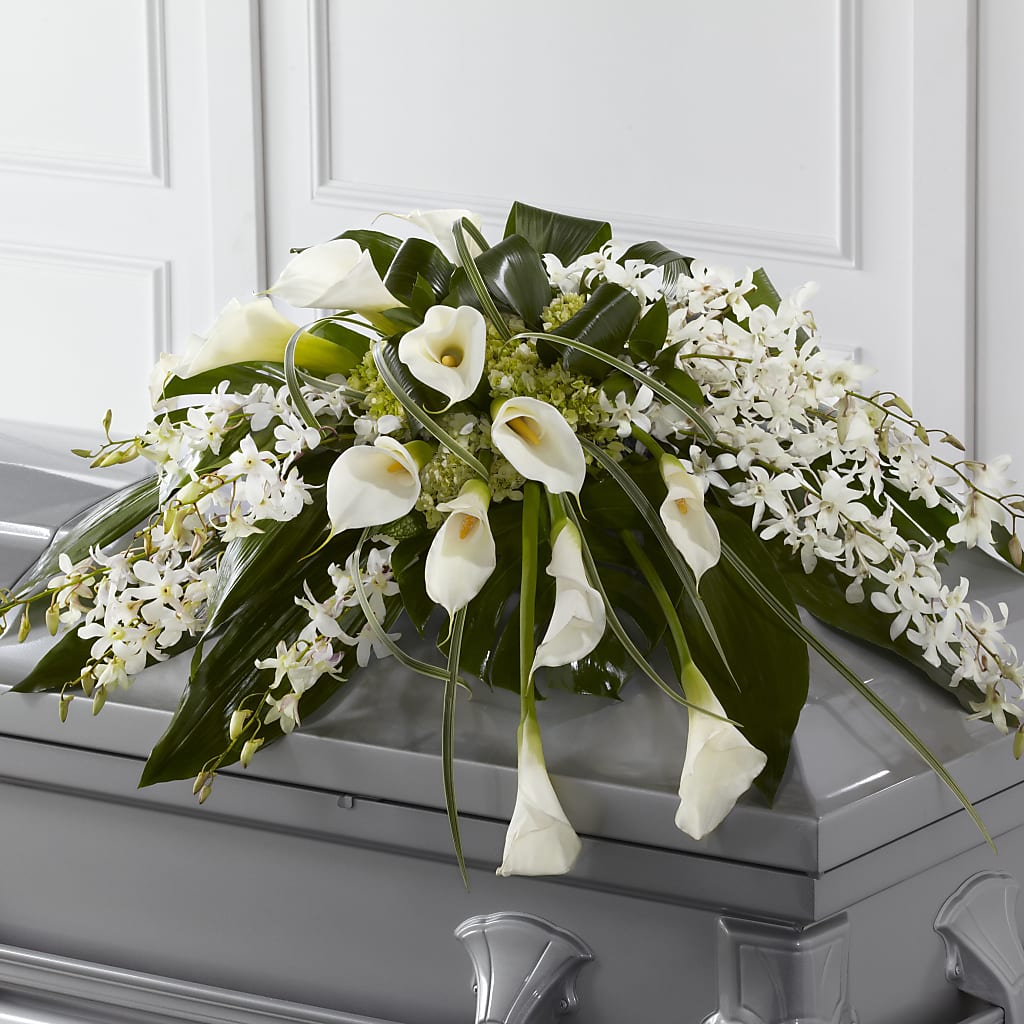 Angel Wings Casket Spray – Kennewick Flower Shop Inc, Kennewick WA