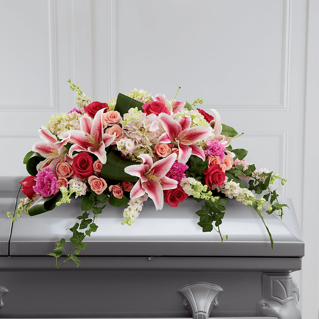 Splendid Grace Casket Spray – Kennewick Flower Shop Inc, Kennewick WA