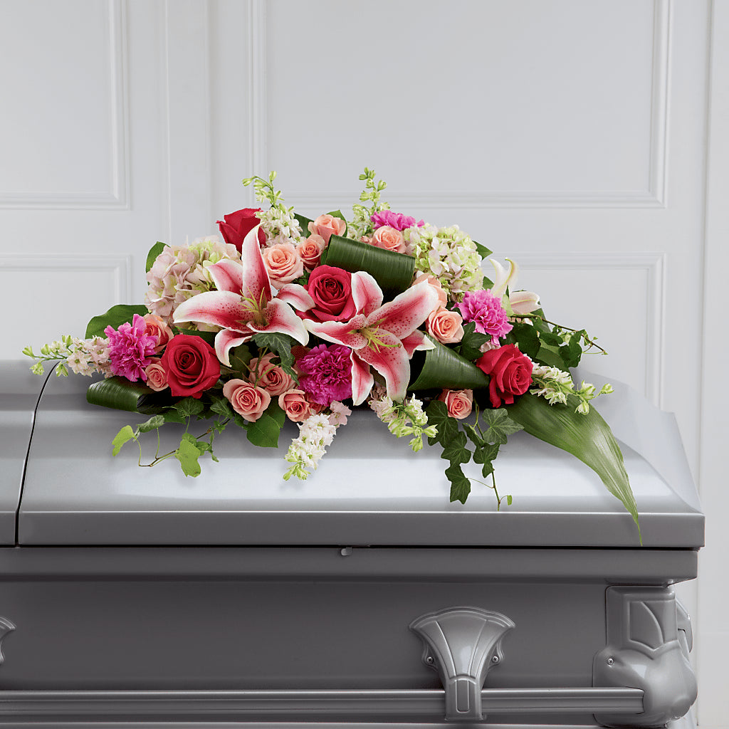 Splendid Grace Casket Spray – Kennewick Flower Shop Inc, Kennewick WA