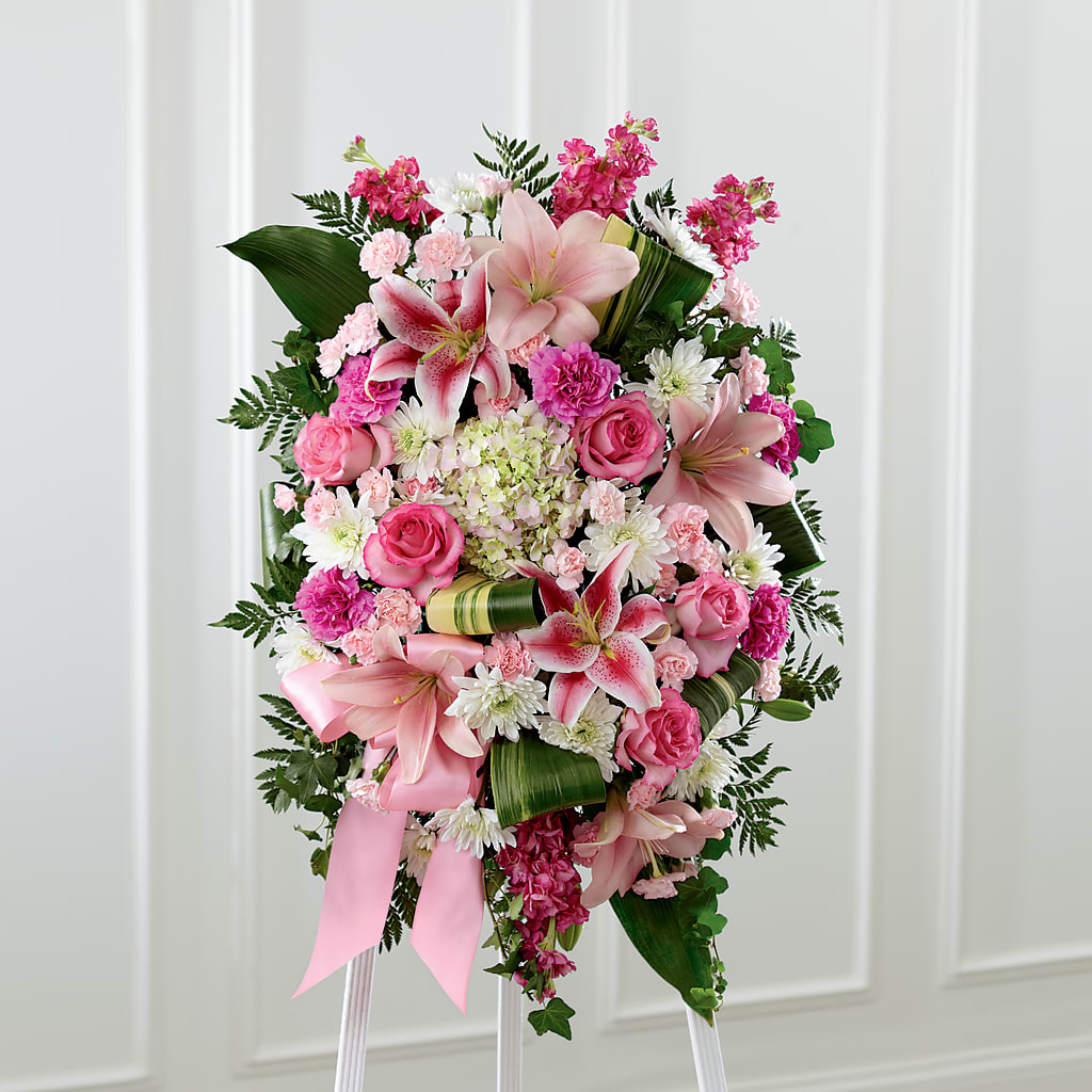 Comforting Standing Spray – Kennewick Flower Shop Inc, Kennewick WA