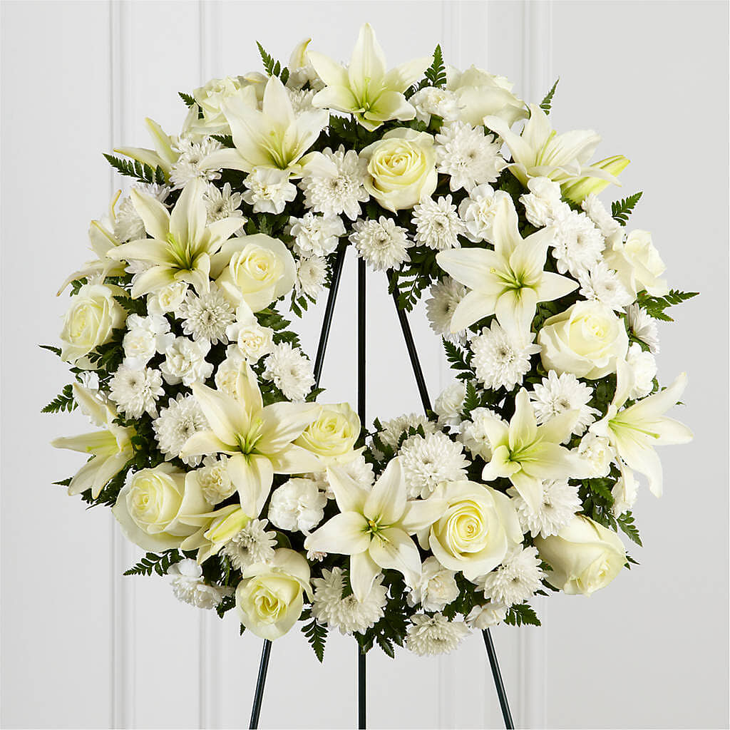 Treasured Tribute Wreath – Kennewick Flower Shop Inc, Kennewick WA