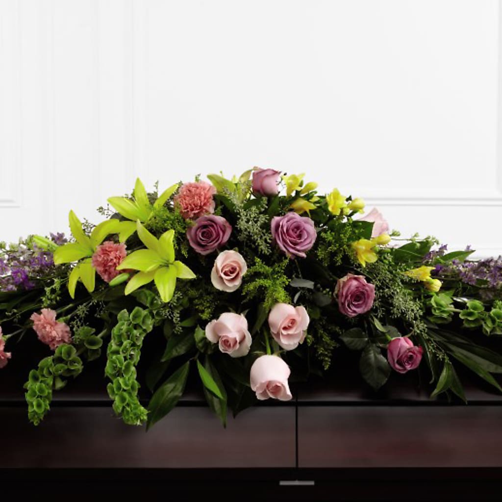 Forever Beloved Casket Spray – Kennewick Flower Shop Inc, Kennewick WA