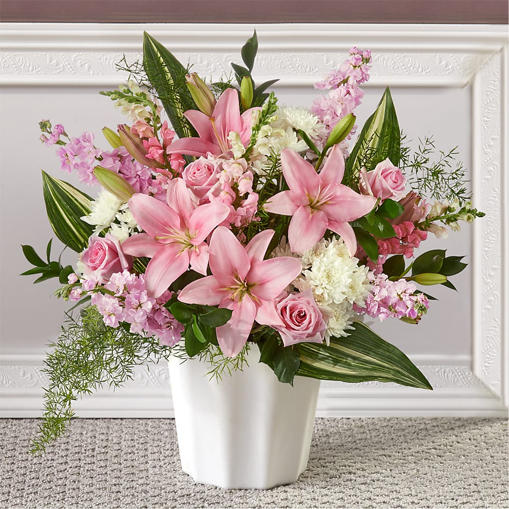 Simply Serene Floor Basket – Kennewick Flower Shop Inc, Kennewick WA