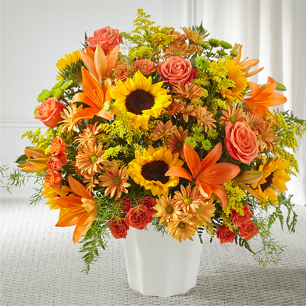 Harvest Thoughts Floor Basket – Kennewick Flower Shop Inc, Kennewick WA