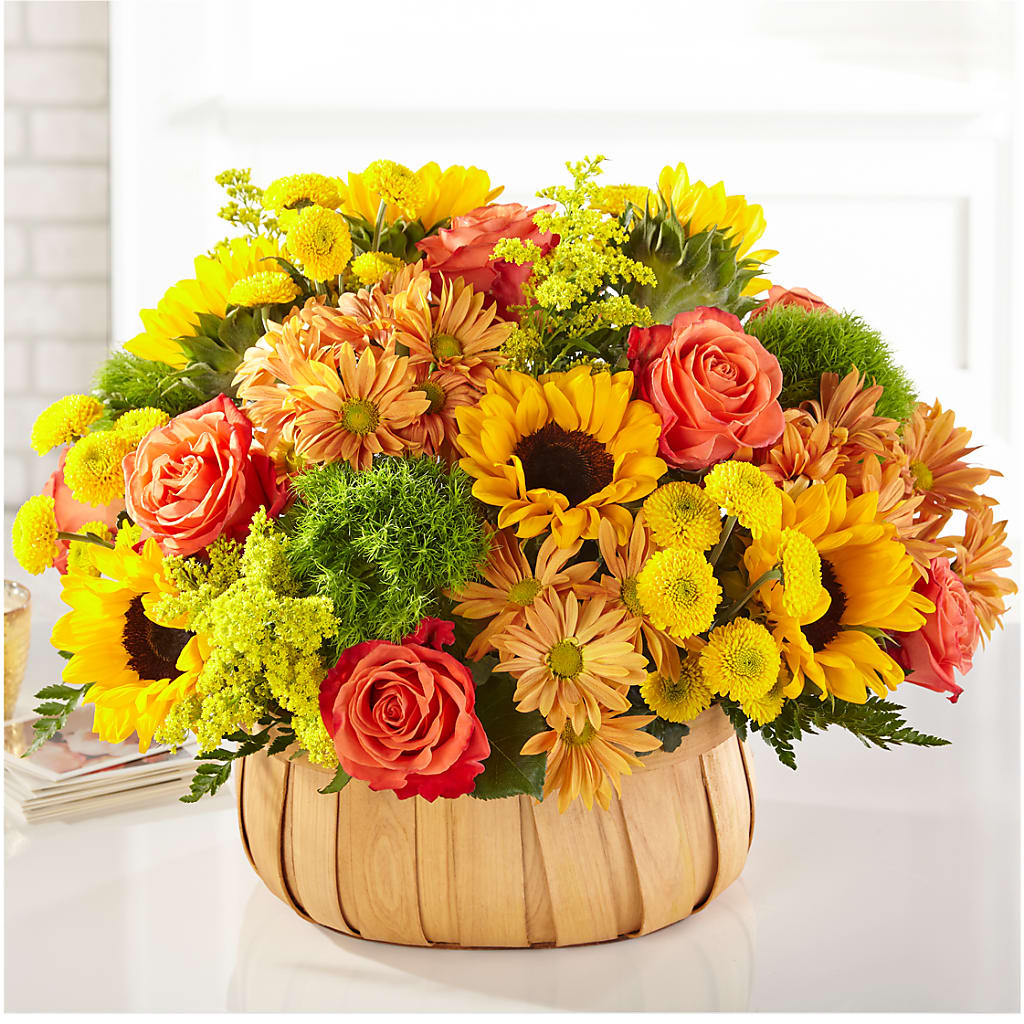 Harvest Sunflower Basket – Kennewick Flower Shop Inc, Kennewick WA