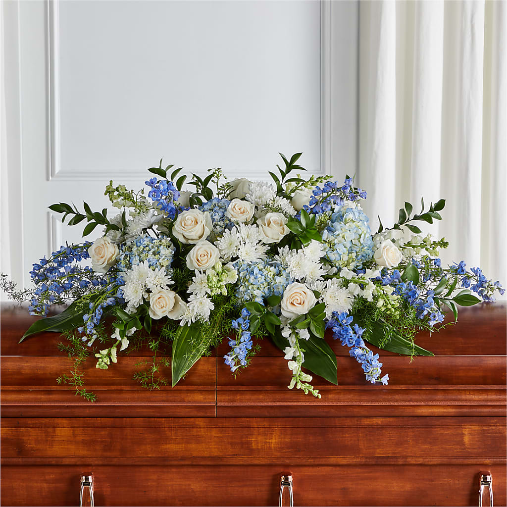 Timeless Essence Casket Spray – Kennewick Flower Shop Inc, Kennewick WA