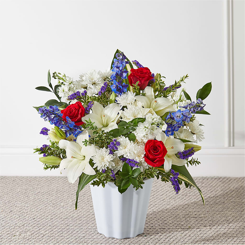 Consoled Floor Basket – Kennewick Flower Shop Inc, Kennewick WA