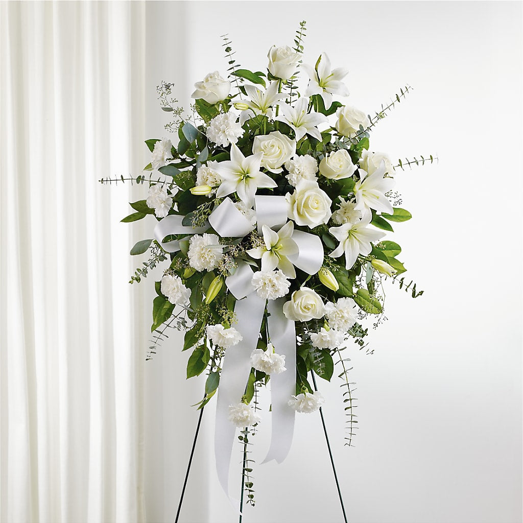 With Care Standing Spray – Kennewick Flower Shop Inc, Kennewick WA