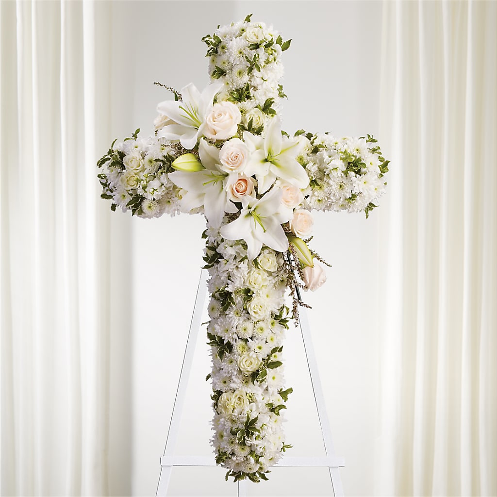 Spiritual Guidance Standing Spray – Kennewick Flower Shop Inc, Kennewick WA