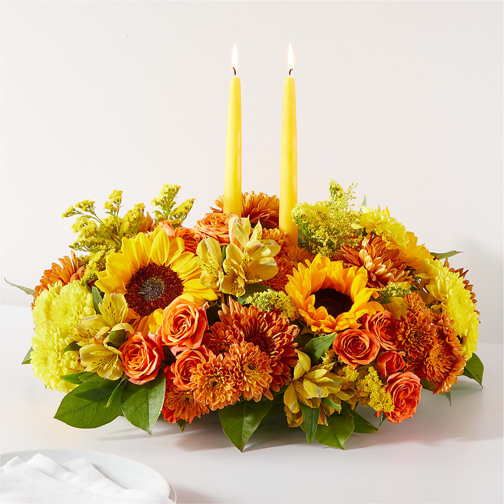 Autumn Harmony Centerpiece – Kennewick Flower Shop Inc, Kennewick WA