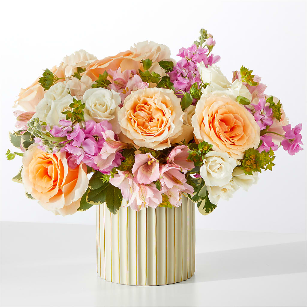 Paradise Bouquet with Ivory Vase – Kennewick Flower Shop Inc, Kennewick WA