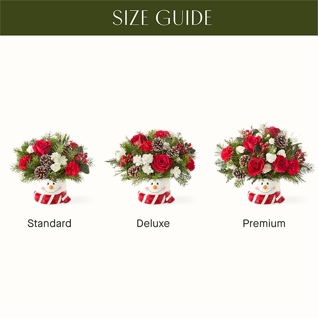Jolly Snowman Bouquet –  Kennewick Flower Shop Inc, Kennewick WA