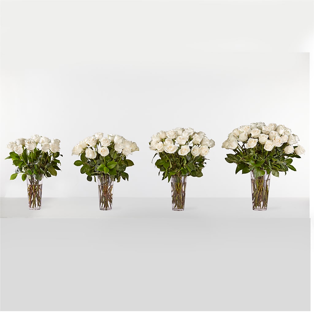Long Stem White Rose Bouquet –  Kennewick Flower Shop Inc, Kennewick WA
