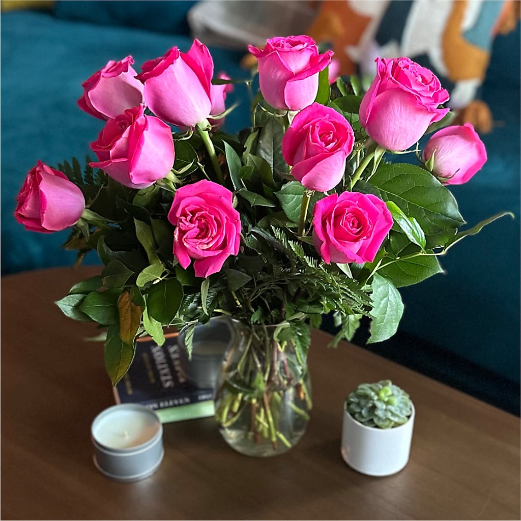 Long Stem Pink Rose Bouquet –  Kennewick Flower Shop Inc, Kennewick WA