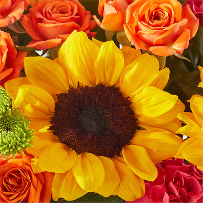 Sun-drenched Blooms Box Bouquet –  Kennewick Flower Shop Inc, Kennewick WA