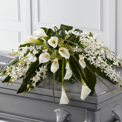 Angel Wings Casket Spray –  Kennewick Flower Shop Inc, Kennewick WA