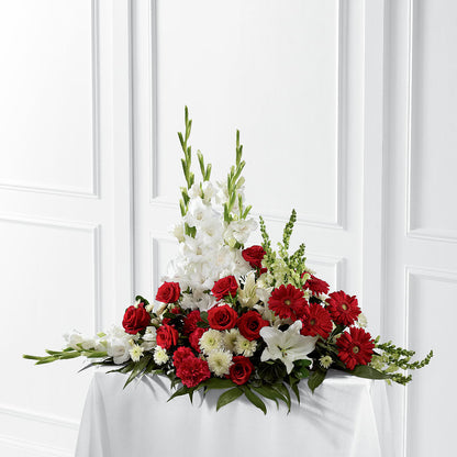 Crimson & White Arrangement –  Kennewick Flower Shop Inc, Kennewick WA