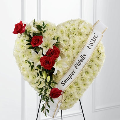 Heartfelt Hero Standing Heart –  Kennewick Flower Shop Inc, Kennewick WA