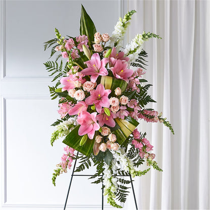 Elegant Embrace Standing Spray –  Kennewick Flower Shop Inc, Kennewick WA