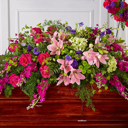 Radiant Tribute Casket Spray –  Kennewick Flower Shop Inc, Kennewick WA