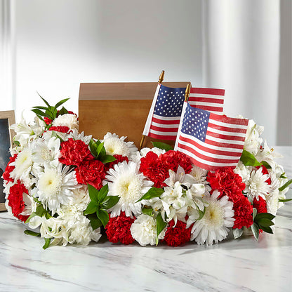 Spirit of Patriotism Cremation Adornment –  Kennewick Flower Shop Inc, Kennewick WA