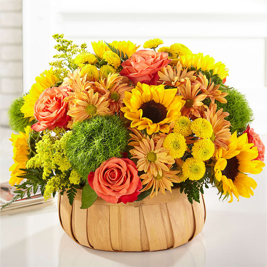 Harvest Sunflower Basket –  Kennewick Flower Shop Inc, Kennewick WA