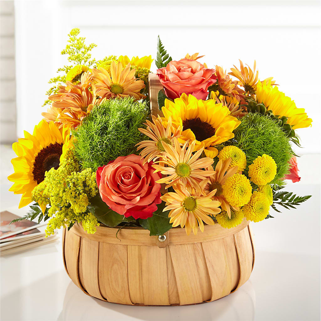 Harvest Sunflower Basket –  Kennewick Flower Shop Inc, Kennewick WA