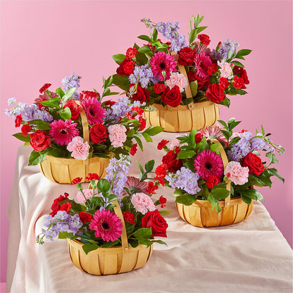 Pink Picnic Basket –  Kennewick Flower Shop Inc, Kennewick WA