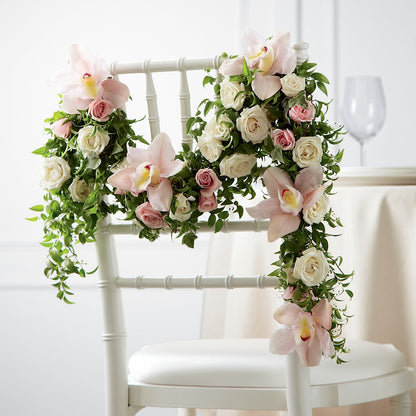 Orchid Rose Chair Décor –  Kennewick Flower Shop Inc, Kennewick WA